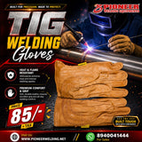 Pioneer Premium Leather TIG Welding Gloves – Heat & Flame Resistant