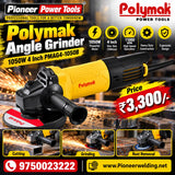 Polymak 1050W 4 Inch Angle Grinder – PMAG4-1050B