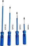 METRO Hex Screwdriver with 6.2 mm rod and extra magnet. Available in 100–250 mm lengths for electrical, workshop and maintenance applications.