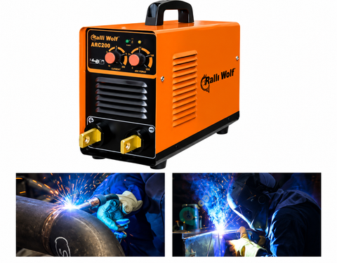 Ralli Wolf R76 ARC 200 Inverter Welding Machine 200A IGBT Single Phase Welding Machine with Welding Accessories