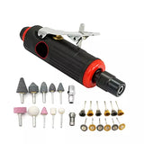 ALLIWOLF DG35 Industrial Air Die Grinder with 35,000 RPM speed, 6mm capacity, 1/4" NPT inlet and lightweight 0.45kg design.
