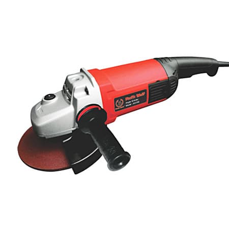 RALLIWOLF AG180 180mm Angle Grinder 2400W Heavy-Duty Electric Grinder, 8500 RPM for Continuous Steel Grinding and Fabrication Applications