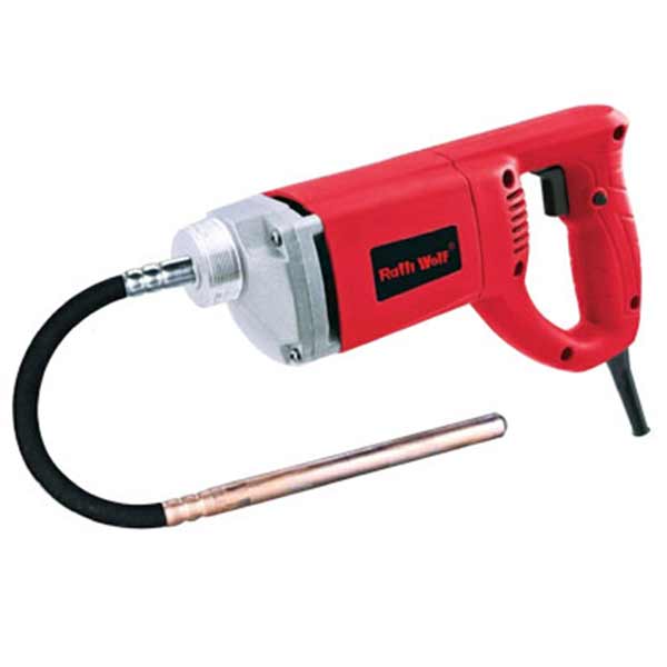 RALLIWOLF RW-CV35-3M 35mm Concrete Vibration Rod 1100W, 3 Meter Long Vibrating Rod with 4400 RPM Motor for Concrete Compaction