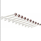 Bosch Professional Ratchet Spanner Set 10 Pcs | Combination Ratchet Wrench Set | 1 600 A02 AU0