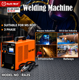 Ralli Wolf RA25 ARC 250 inverter welding machine 30-250A for fabrication and maintenance