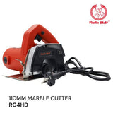 Ralli Wolf RC4HD 110mm 1200W marble cutter with 11000 RPM and 34mm cutting depth for marble and granite cutting applications
