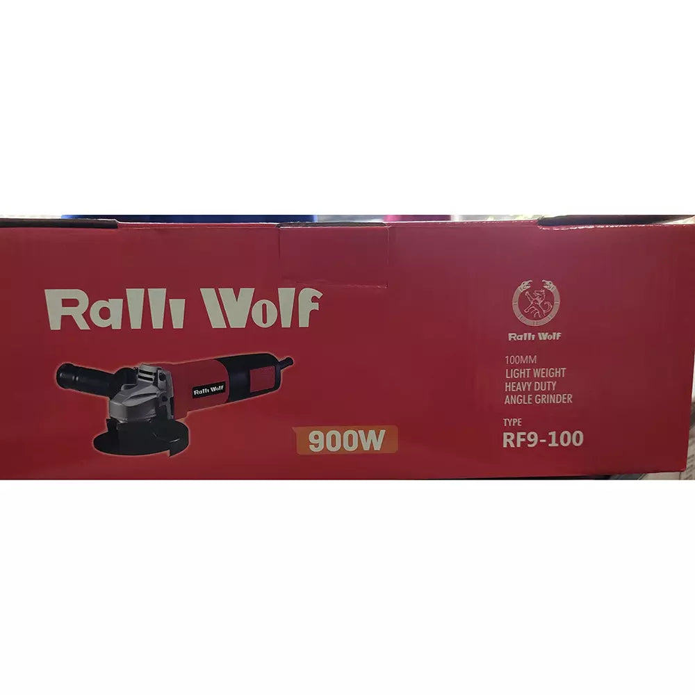 Ralli Wolf RF9-100 100mm 900W angle grinder for sheet metal fabrication and weld dressing