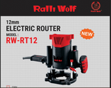 Ralli Wolf RW-RT12 12mm Electric Router – 1800W Powerful Copper Motor Wood Router with LED Working Light & Double Insulation (230V)