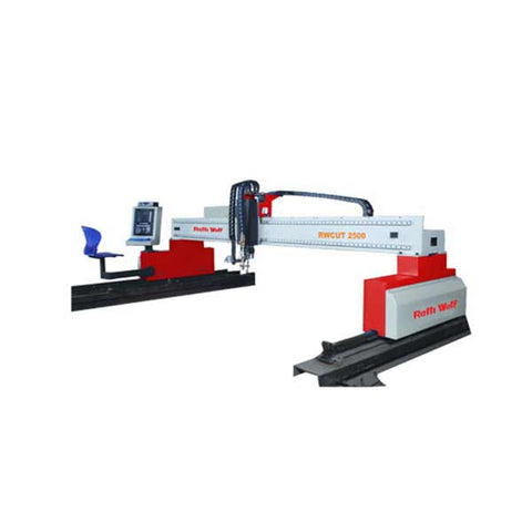 Buy Ralli Wolf RWCUT 2500 CNC Plasma & Flame Cutting Machine with 2500mm track width, 1800mm cutting width, plasma and flame cutting for industrial metal fabrication.