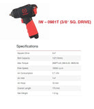 Ralli Wolf IW0981T composite impact wrench — 3/8" drive, 260 FT-LB torque, twin hammer. Lightweight for automotive use