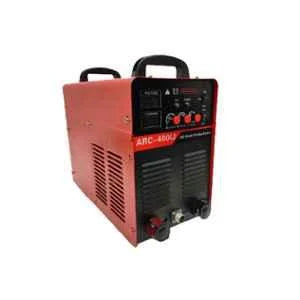 Heavy-duty 400A IGBT inverter welding machine by Ralli Wolf. Perfect for MMA/TIG welding with auto voltage compensation, VRD safety function & X-ray quality arc stability. 415V 3-Phase input.