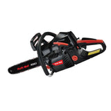 Ralli Wolf RS63 2-stroke petrol chain saw — 63cc, 2.9kW, 22" bar. Built for felling trees & cutting firewood. Chain brake safety
