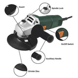 Ralli Wolf 850W 4 inch 100mm angle grinder with 11000 RPM and M10 spindle for metal cutting, grinding and fabrication applications