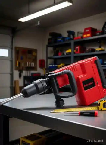 Ralli Wolf RW-11EH 1500W 17J demolition hammer for heavy-duty concrete breaking and construction applications