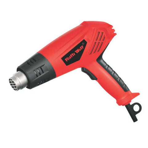 Ralli Wolf RG2100 2000W heat gun with 350°C and 550°C two-speed settings for heat shrinking and electrical maintenance applications
