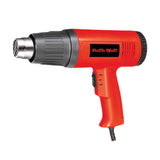 Ralli Wolf RHG1600 1600W heat gun with 350°C and 550°C temperature settings for heat shrinking and electrical maintenance applications