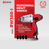 Ralli Wolf RW300-I Professional Impact Wrench | Heavy-Duty Electric Impact Wrench