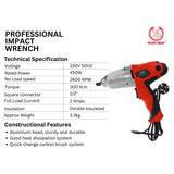 Ralli Wolf RW300-I Professional Impact Wrench | Heavy-Duty Electric Impact Wrench
