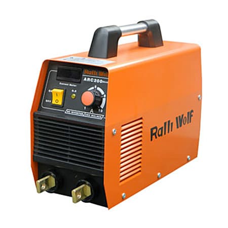  Ralli Wolf RA20 ARC 200 MOSFET inverter welding machine with 30–200A output, 60% duty cycle, 80% efficiency and welding accessories