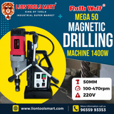 Ralliwolf Mega 50 Magnetic Core Drilling Machine (1400W) – 50mm Capacity