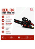 Ralli Wolf RS63-20 63CC 2.9kW 20-inch gasoline chain saw for tree felling, firewood cutting, forestry and agricultural use