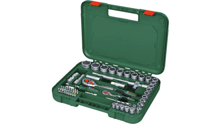Bosch 1/4" + 1/2" Ratchet Set | 1600A02Z9Q | Professional Socket Set