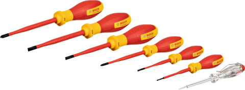 BOSCH Professional VDE Screwdriver Set SL/PH 7 Pcs – 1 600 A02 NF7