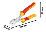 Bosch VDE High Leverage Diagonal Side Cutters, 200 mm Professional (1 600 A02 NE2)