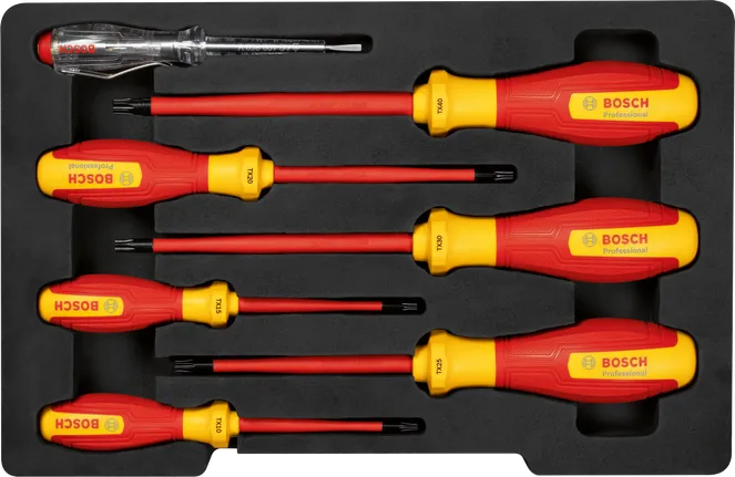 BOSCH Professional VDE Screwdriver Set TX 7 Pcs – 1 600 A02 NF8