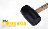 Stanley, Stanley STHT57528-8, Stanley Rubber Mallet, 680Gms Rubber Mallet, 24 Oz Rubber Mallet, Soft Face Hammer, Rubber Hammer, Wood Handle Mallet, Tile Installation Hammer, Woodworking Mallet, Flooring Mallet, Automotive Rubber Hammer, Furniture Assembly Tools, Construction Hand Tools, Industrial Maintenance Tools, Professional Rubber Mallet, Stanley Hand Tools, Non Marring Hammer, Lion Tools Mart