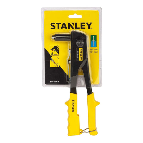 Stanley, Stanley STHT69646, Hand Riveter, Medium Duty Riveter, 3 Nozzle Riveter, Rivet Tool, Hand Rivet Gun, Manual Riveter, Sheet Metal Riveter, Fabrication Riveter, Metal Riveting Tool, Automotive Riveter, Workshop Riveter, Repair Riveter, Leather Riveter, Plastic Riveter, Blind Rivet Tool, Rivet Gun, Steel Riveter, Aluminium Rivet Tool, Medium Duty Hand Tool, Fastening Tool, Sheet Metal Joining Tool, Fabrication Tool, Workshop Hand Tool, DIY Riveter, Rivet Tool Online, Stanley Hand Tools, Stanley Riveter