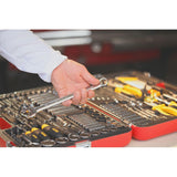 STANLEY R99-150LA 150-Piece Racing Mechanic Tool Set with Sockets Ratchets Wrenches and Screwdrivers for Automotive Repair