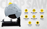 STANLEY SSC22 14 Inch 2200W Chop Saw with 355mm Cutting Wheel for Metal Fabrication and Workshop Applications