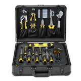 STANLEY STMT98109-1 142-Piece Maintenance Tool Set with Aluminium Case Sockets Ratchets Wrenches and Screwdrivers