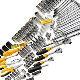 STANLEY R99-150LA 150-Piece Racing Mechanic Tool Set with Sockets Ratchets Wrenches and Screwdrivers for Automotive Repair