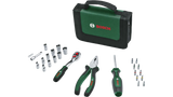 Bosch Starter Hand Tool Set 26-Piece | Ratchet, Sockets, Bits & Pliers