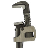 Stanley 71-641 10 inch 250mm Stillson pattern pipe wrench with hardened alloy serrated jaws for plumbing pipe fitting and industrial maintenance