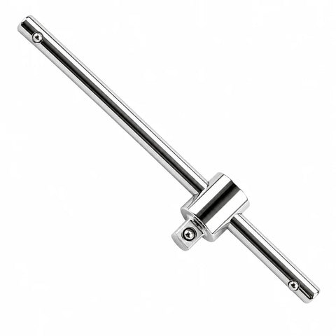 METRO Sliding Bar CRV Socket Handle, Chrome Vanadium Sliding T-Handle for 1/2 Inch & 3/4 Inch Drive Applications