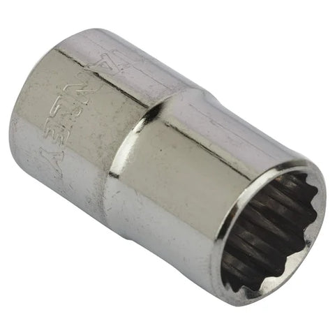 Stanley Socket, Stanley Bi-Hex Socket, Stanley 1/2 Inch Socket, 12 Point Socket, Bi-Hex Socket, Chrome Vanadium Socket, Standard Socket, Socket Wrench, Automotive Socket, Garage Tools, Workshop Tools, Hand Tools, Mechanical Socket, Industrial Socket, Metric Socket, Professional Tools, Lion Tools Mart