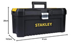 Stanley, Stanley STST75518-8, Stanley STST1-75518, Stanley 16 Inch Toolbox, Plastic Toolbox, Metal Latch Toolbox, Essential Toolbox, Tool Storage Box, Portable Toolbox, Tool Organizer, Workshop Toolbox, Garage Toolbox, Mechanic Toolbox, Electrician Toolbox, Carpenter Toolbox, DIY Toolbox, Hand Tool Storage, Stanley Tool Storage, Workshop Storage Box, Lion Tools Mart
