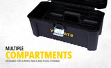 Stanley, Stanley STST75518-8, Stanley STST1-75518, Stanley 16 Inch Toolbox, Plastic Toolbox, Metal Latch Toolbox, Essential Toolbox, Tool Storage Box, Portable Toolbox, Tool Organizer, Workshop Toolbox, Garage Toolbox, Mechanic Toolbox, Electrician Toolbox, Carpenter Toolbox, DIY Toolbox, Hand Tool Storage, Stanley Tool Storage, Workshop Storage Box, Lion Tools Mart