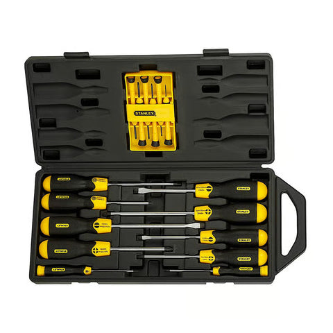 Stanley, Stanley 68-0002C, Stanley 16Pcs Screwdriver Set, Stanley Cushion Grip Screwdriver Set, 16Pcs Cushion Grip Set, Chrome Vanadium Screwdriver, Phillips Screwdriver Set, Slotted Screwdriver Set, Torx Screwdriver Set, Precision Screwdriver Set, Electrical Screwdriver Set, Mechanic Screwdriver Set, Workshop Hand Tools, Automotive Repair Tools, Industrial Screwdriver Kit, Professional Screwdriver Set, Stanley Hand Tools, Lion Tools Mart