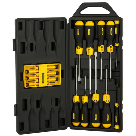 Stanley, Stanley 68-0002C, Stanley 16Pcs Screwdriver Set, Stanley Cushion Grip Screwdriver Set, 16Pcs Cushion Grip Set, Chrome Vanadium Screwdriver, Phillips Screwdriver Set, Slotted Screwdriver Set, Torx Screwdriver Set, Precision Screwdriver Set, Electrical Screwdriver Set, Mechanic Screwdriver Set, Workshop Hand Tools, Automotive Repair Tools, Industrial Screwdriver Kit, Professional Screwdriver Set, Stanley Hand Tools, Lion Tools Mart