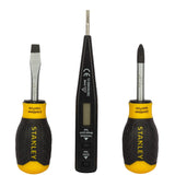 Stanley, Stanley STHT92002-8, Stanley Screwdriver Set, 6Pcs Screwdriver Set, Cushion Grip Screwdriver Set, Chrome Vanadium Screwdriver, Magnetic Screwdriver Set, Voltage Tester Included, Phillips Screwdriver, Slotted Screwdriver, Parallel Screwdriver, Electrical Screwdriver Set, Mechanic Screwdriver Set, Workshop Hand Tools, Automotive Repair Tools, Professional Screwdriver Set, Stanley Hand Tools, Lion Tools Mart