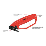 Stanley, Stanley STHT10244, Stanley Safety Wrap Cutter, 7 Inch Safety Cutter, 179mm Wrap Cutter, Packaging Cutter, Shrink Wrap Cutter, Carton Opening Tool, Warehouse Safety Knife, Industrial Safety Cutter, Tape Splitter, Plastic Wrap Cutter, Logistics Tools, Packaging Hand Tools, Replaceable Blade Cutter, Professional Safety Knife, Stanley Cutting Tools, Warehouse Cutting Tool, Lion Tools Mart