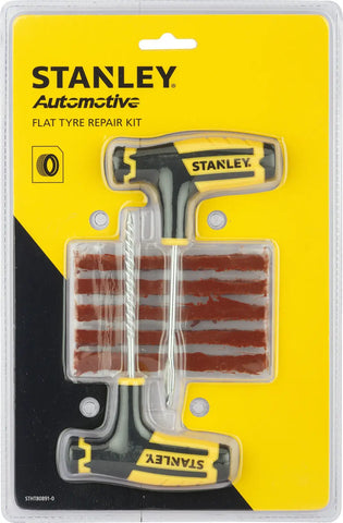 Stanley, Stanley STHT80891-0, Stanley Flat Tyre Repair Kit, Tubeless Tyre Repair Kit, Tyre Puncture Repair Kit, Car Tyre Repair Kit, Bike Tyre Repair Kit, Emergency Tyre Repair Kit, Tubeless Puncture Repair Tool, Tyre Plug Kit, Tyre Repair Strings, Automotive Repair Tools, Garage Tools, Roadside Emergency Kit, Car Accessories, Vehicle Maintenance Tools, Workshop Equipment, Stanley Automotive Tools, Lion Tools Mart