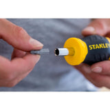 Stanley 0-66-357, Stanley Multibit Screwdriver, Stanley Stubby Screwdriver, Multibit Stubby Screwdriver, Compact Screwdriver, Chrome Vanadium Screwdriver, Interchangeable Bit Screwdriver, Electrical Screwdriver, Electronics Repair Tools, Automotive Repair Tools, Maintenance Tools, Workshop Hand Tools, DIY Hand Tools, Professional Screwdriver, Furniture Assembly Tools, Mechanic Screwdriver, Bi-Material Handle Screwdriver, Stanley Professional Tools, General Repair Tools, Lion Tools Mart