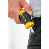 Stanley 0-66-357, Stanley Multibit Screwdriver, Stanley Stubby Screwdriver, Multibit Stubby Screwdriver, Compact Screwdriver, Chrome Vanadium Screwdriver, Interchangeable Bit Screwdriver, Electrical Screwdriver, Electronics Repair Tools, Automotive Repair Tools, Maintenance Tools, Workshop Hand Tools, DIY Hand Tools, Professional Screwdriver, Furniture Assembly Tools, Mechanic Screwdriver, Bi-Material Handle Screwdriver, Stanley Professional Tools, General Repair Tools, Lion Tools Mart