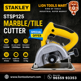 Stanley STSP125 Marble/Tile Cutter | 1320W, 125mm | Heavy Duty & Professional Use