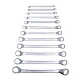 Stanley 12 Pcs Shallow Offset Ring Spanner Set 70-395E | Automotive Repair, Mechanical Maintenance, Workshop & Industrial Applications